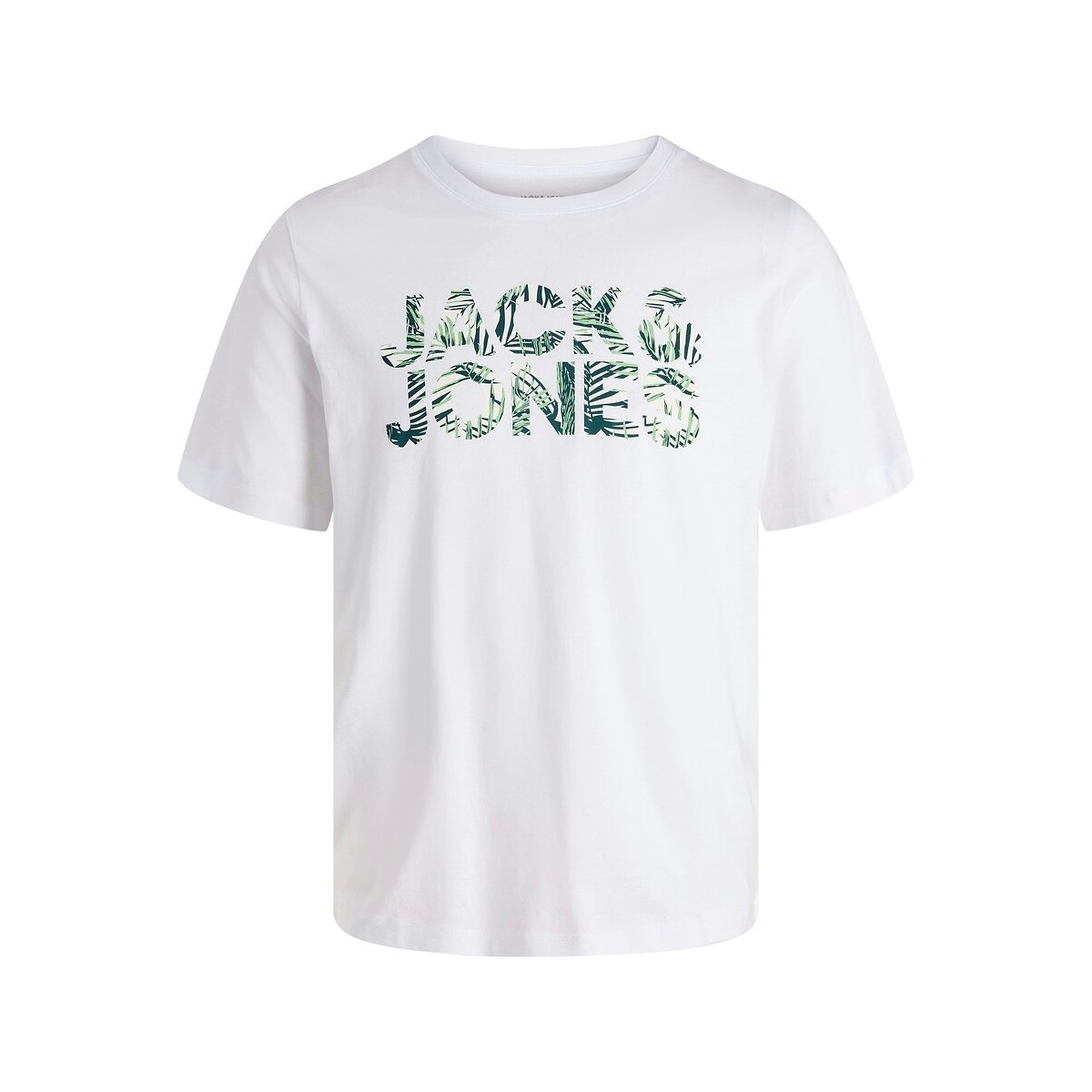 Printed Short Sleeve T-Shirt white, JACK & JONES JUNIOR