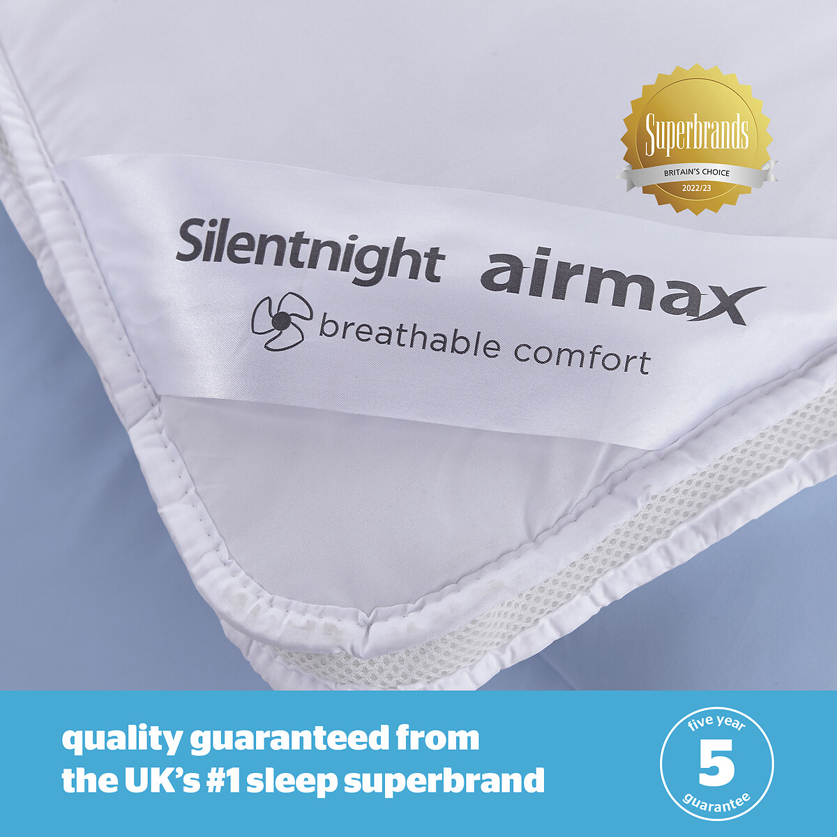 Airmax 10.5 Tog Duvet white, SILENTNIGHT