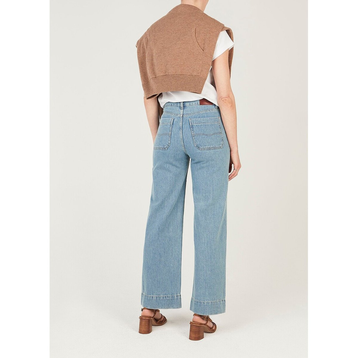 Jean large à rayures avec poches, LEXA vintage stripe, PEPE JEANS