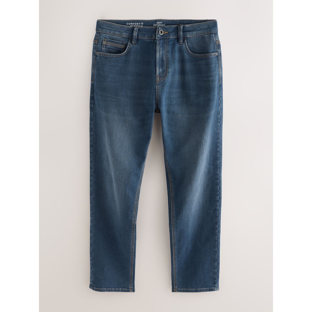 Jean confort stretch bleu/noir, NEXT