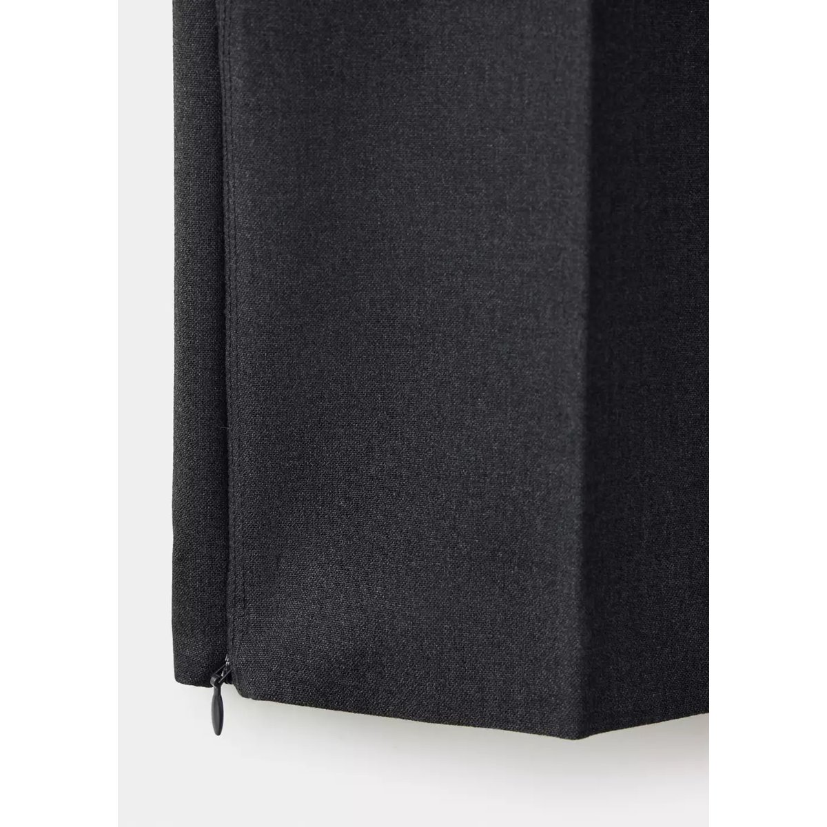 Pantalon ajusté avec fente sur le bas gris, MANGO