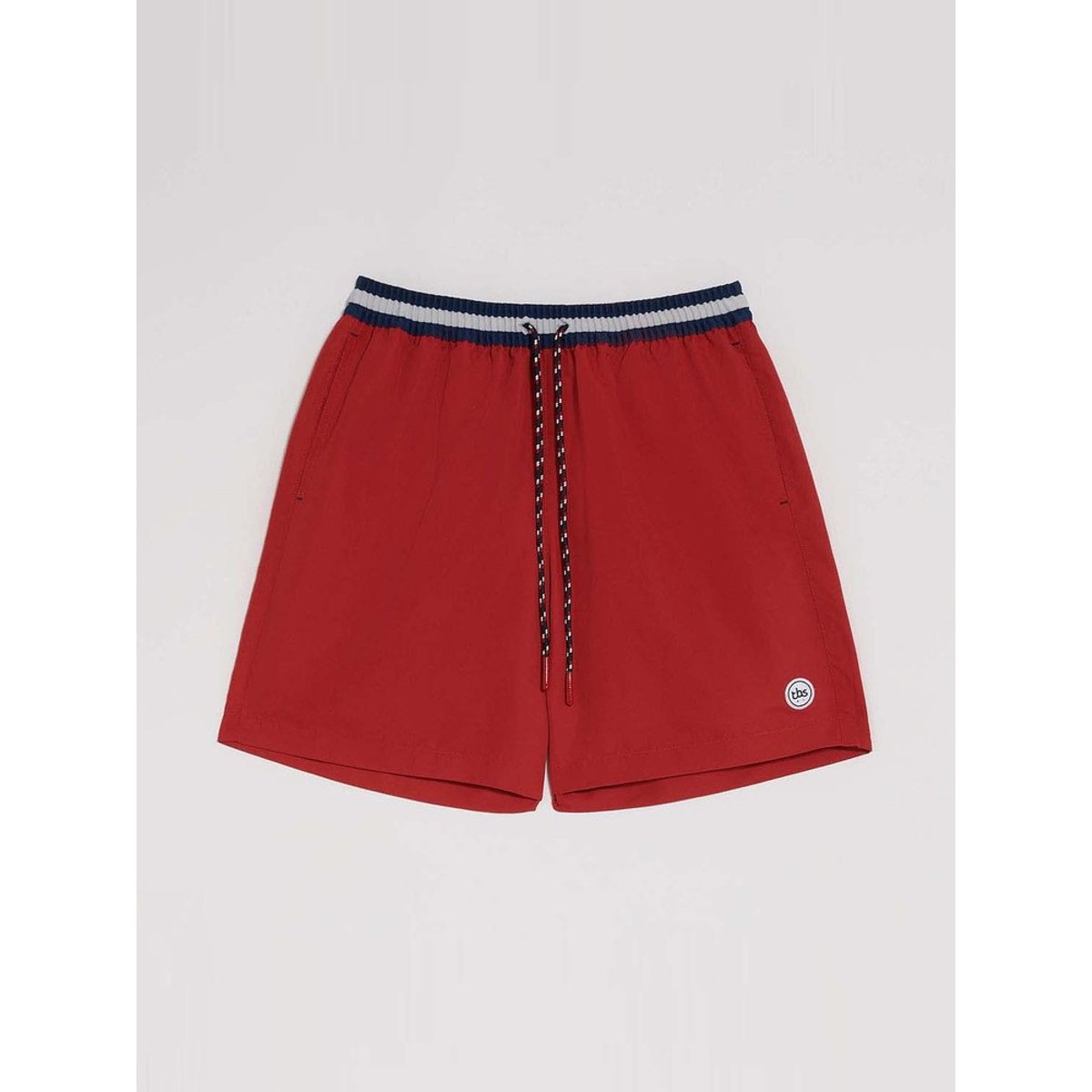 Short de bain made in France MATHIEU rubis, TBS