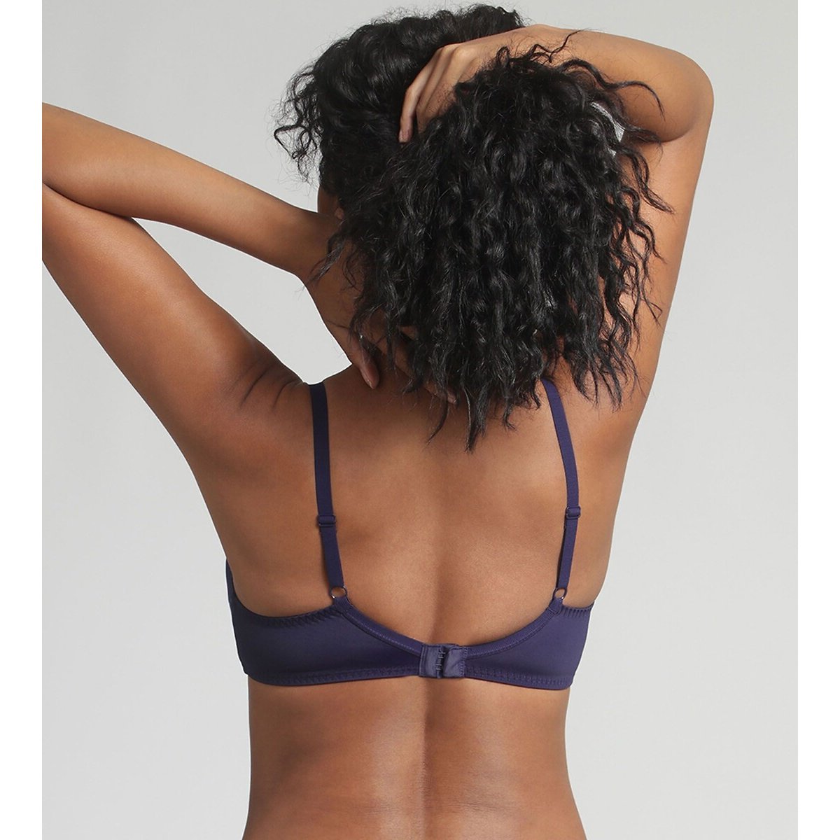 Reggiseno avvolgente Elegance Broderie blu marino, PLAYTEX