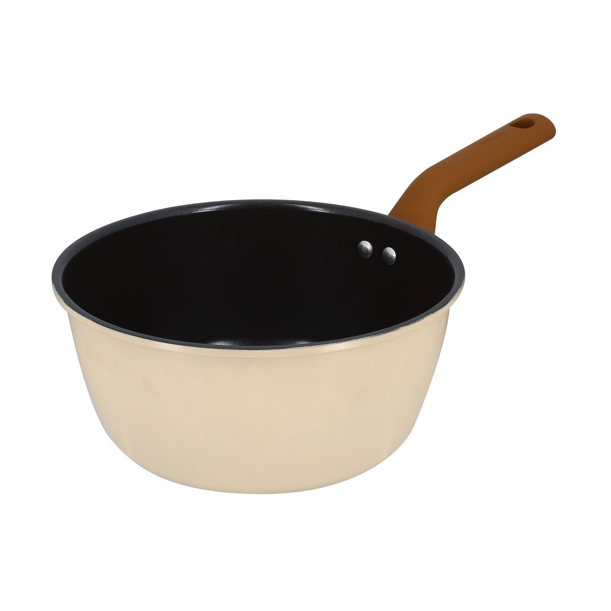 Casserole 20cm en acier carbone, PRATICOOK beige, MENASTYL
