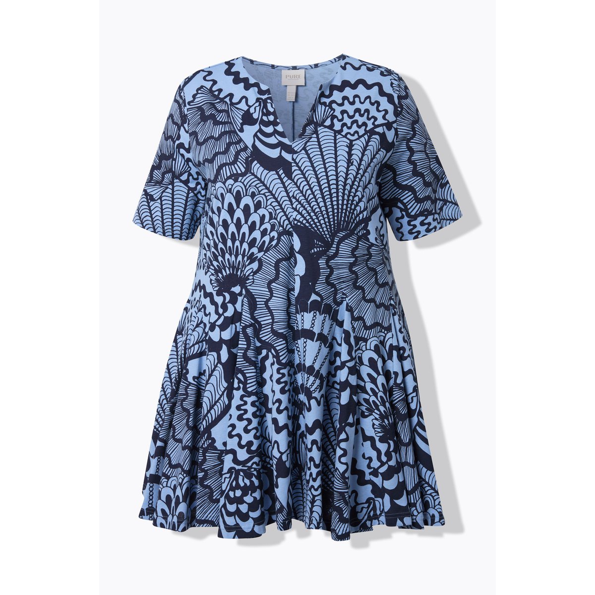 T-shirt motif coquillages marine, ULLA POPKEN