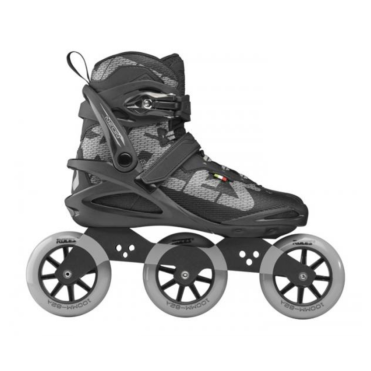 Roller neon tif noir-gris clair T37 couleur unique, ROCES