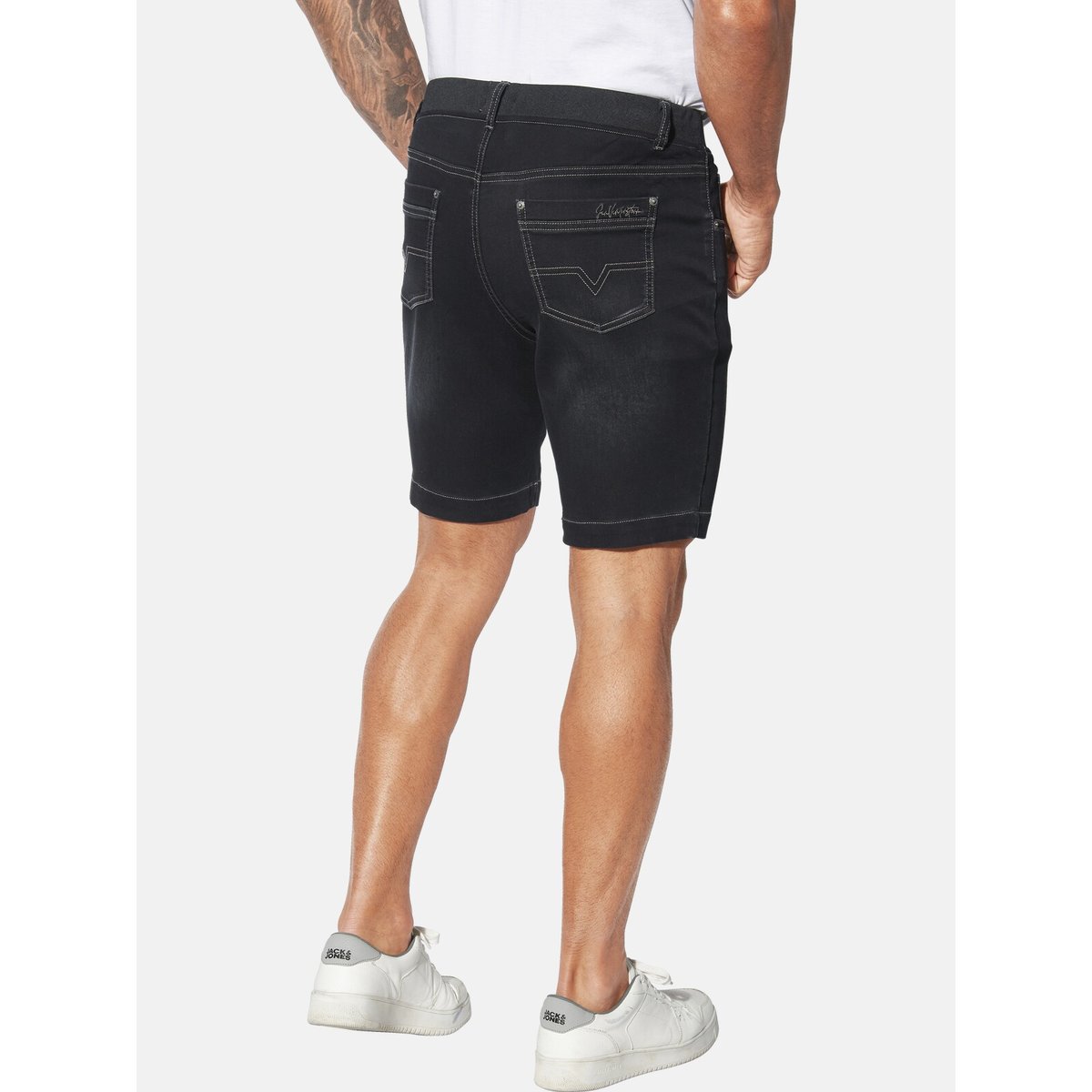 Short en jean GULLBRAND noir, JAN VANDERSTORM