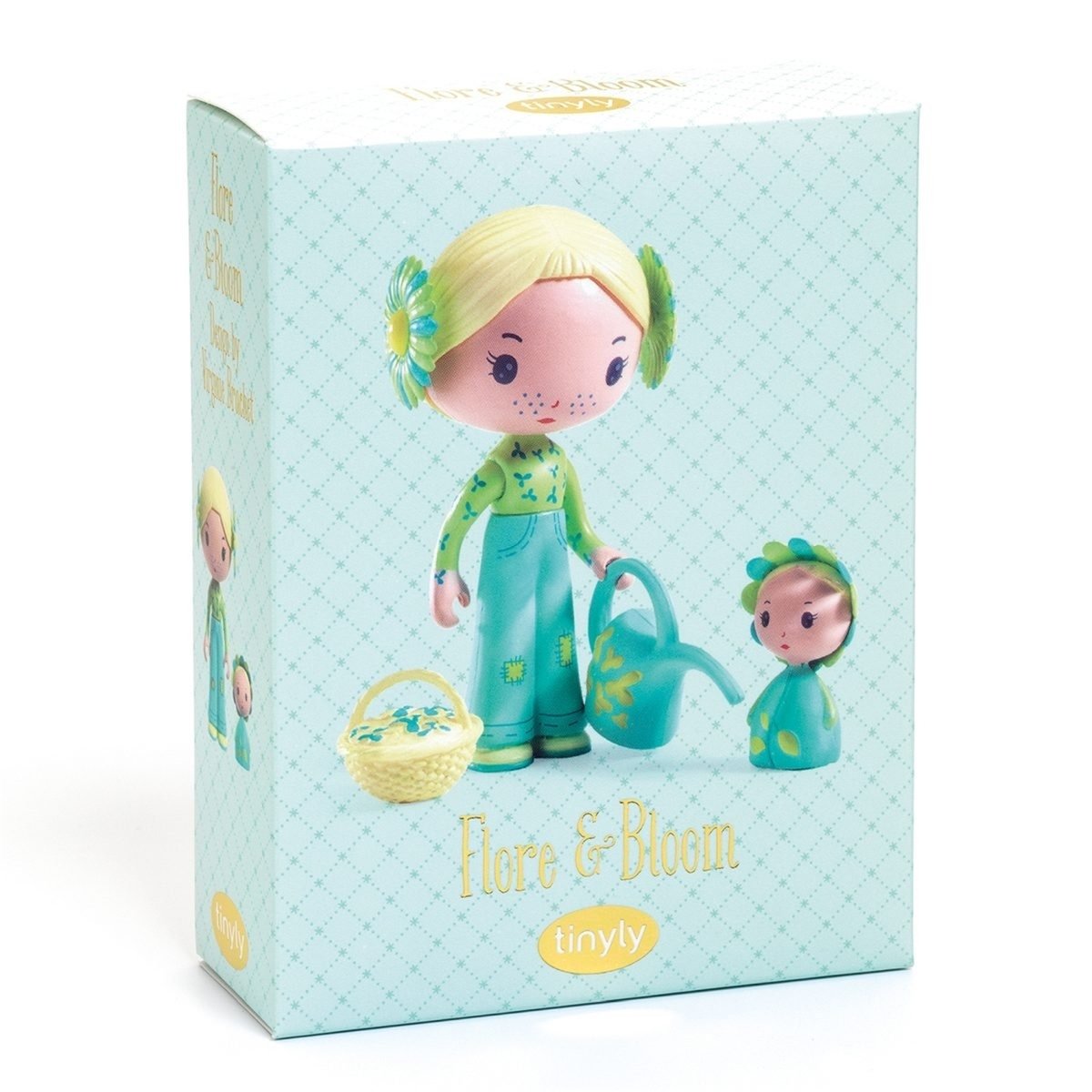 Figurines Tinyly Flore et Bloom multicolore, DJECO