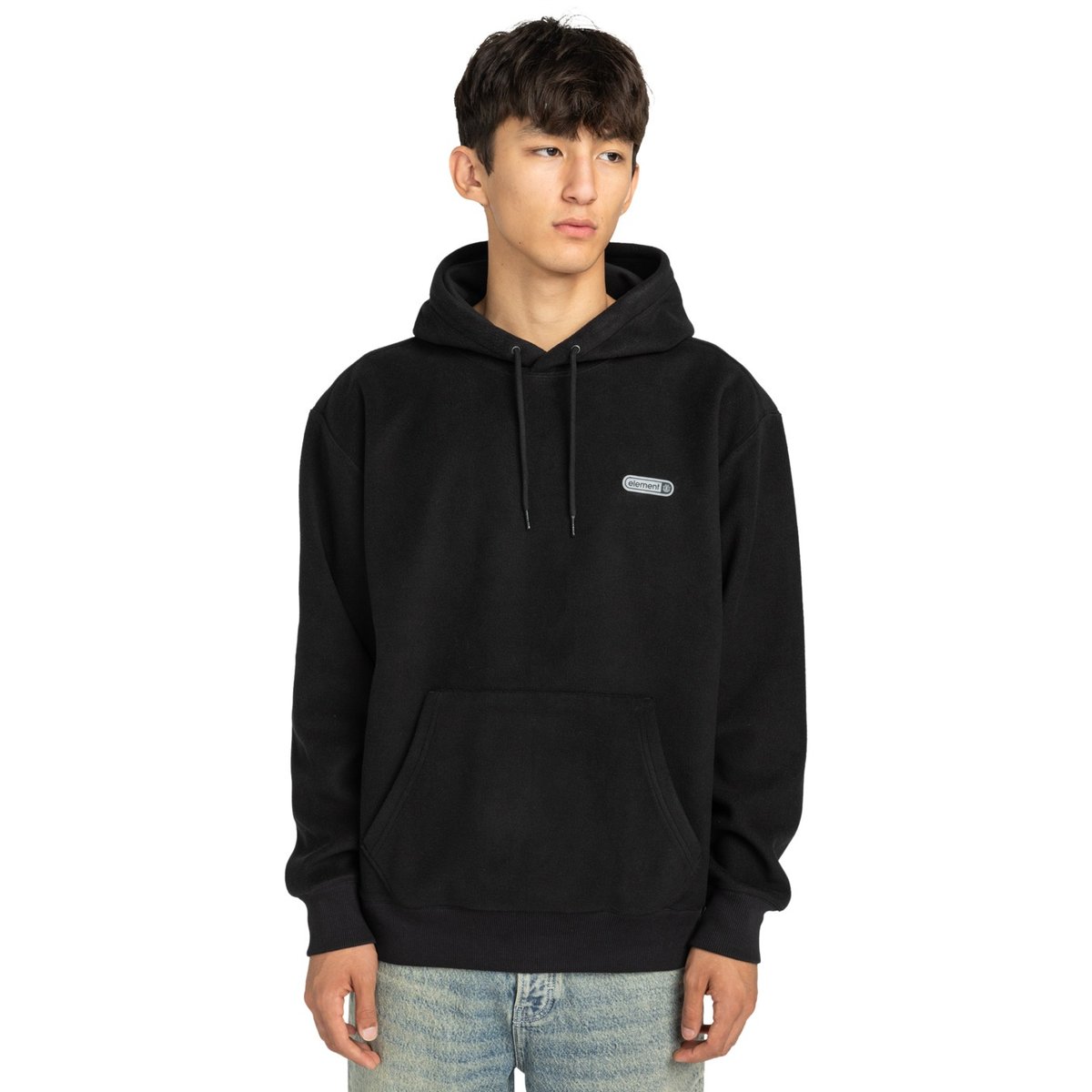 Sweat à capuche CAPSULE RAIN POLAR PO noir flint black, ELEMENT