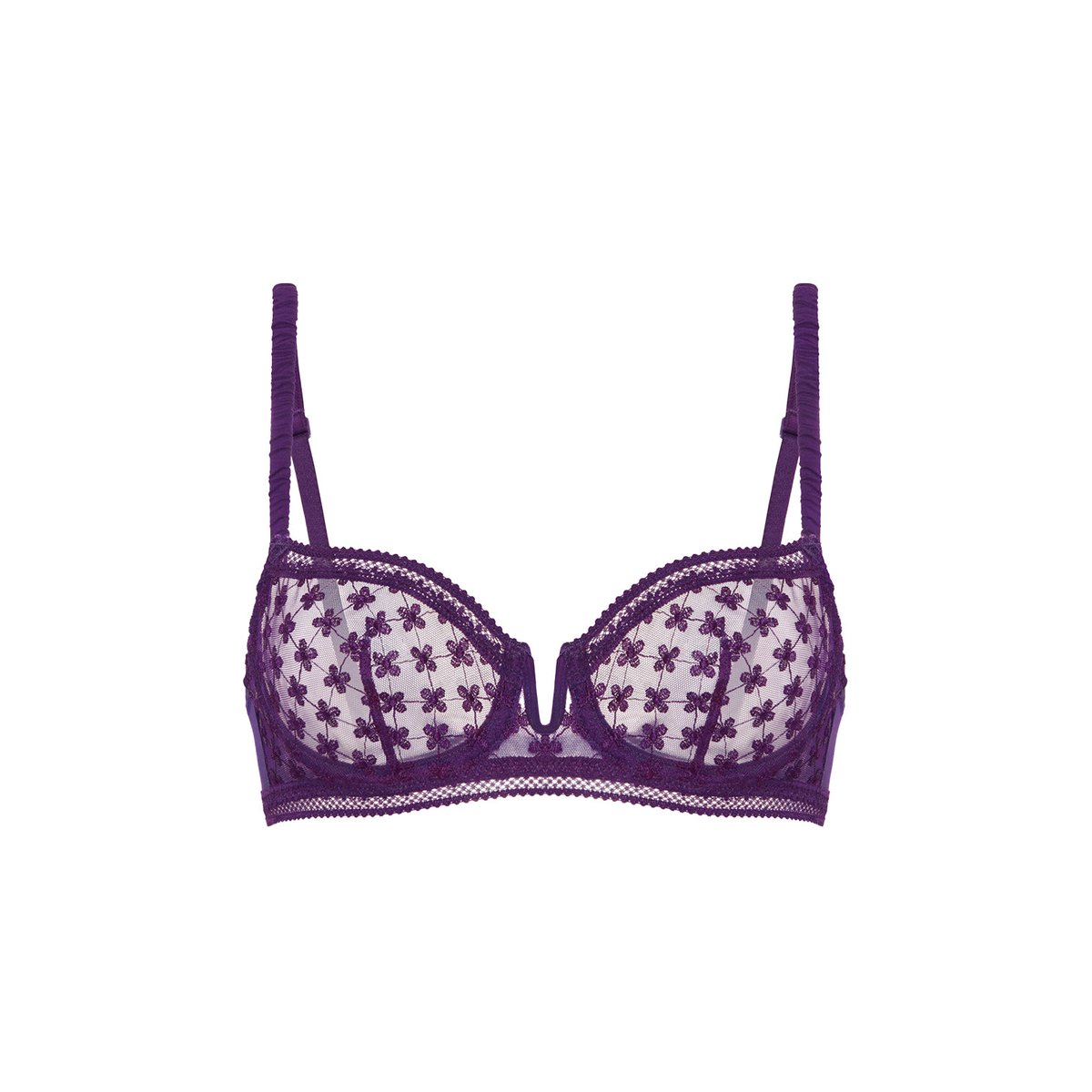 Soutien-gorge corbeille, HORTENSE violet, SIMONE PERELE