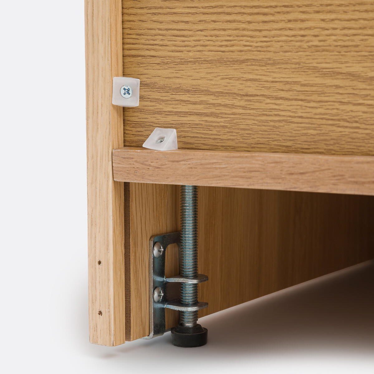 Credenza bassa modulare impiallacciata rovere, 2 ante Senssia color quercia, LA REDOUTE INTERIEURS