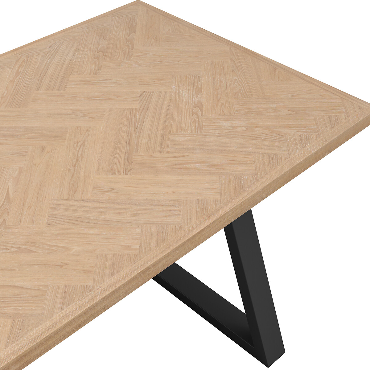 Haden Industrial Dining Table light wood, SO'HOME