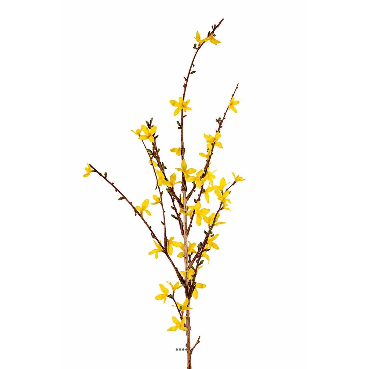 Branche de Forsythia artificiel Jaune H 88 cm jaune, ARTIFICIELLES