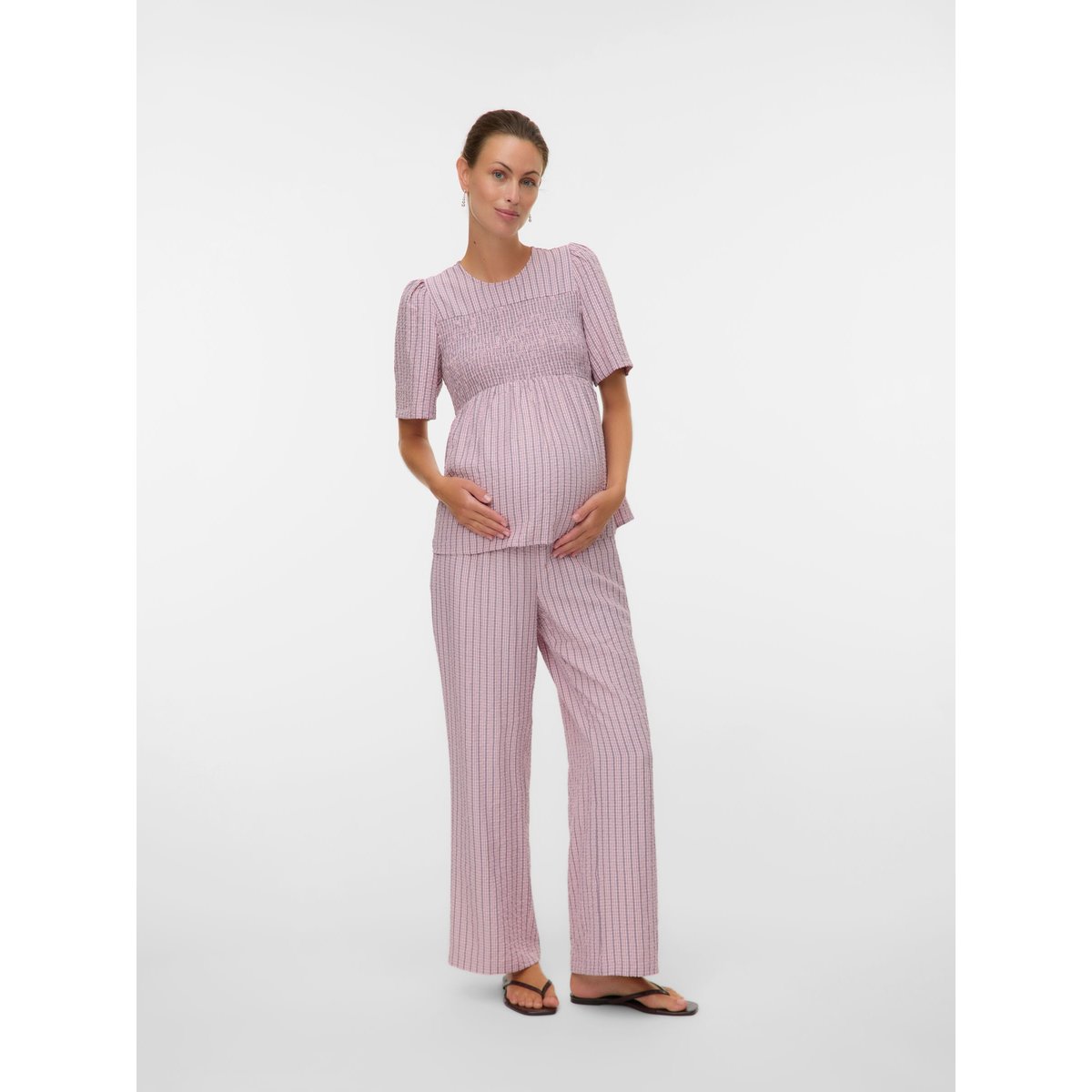 Pantalon cashmere rose, MAMA LICIOUS