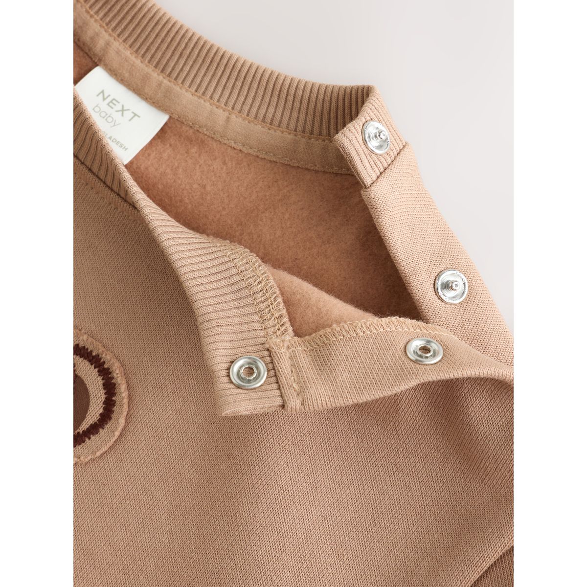 Ensemble bébé sweat et pantalon ours brun chocolat, NEXT
