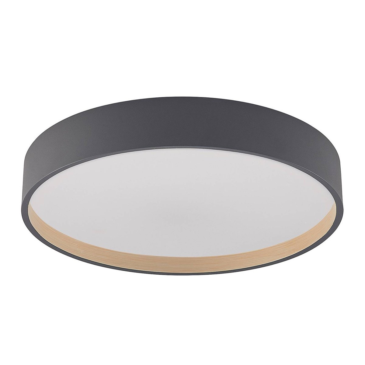 Plafonnier moderneLED, Todor anthracite, LINDBY