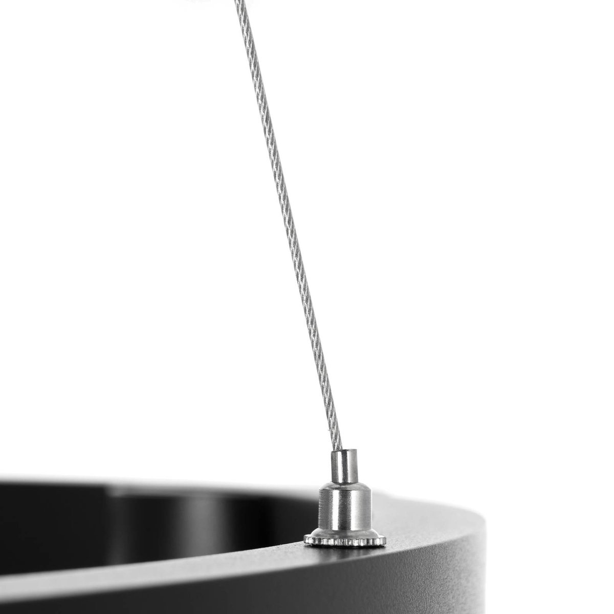 Suspension en aluminium moderne, Brinja noir, ARCCHIO
