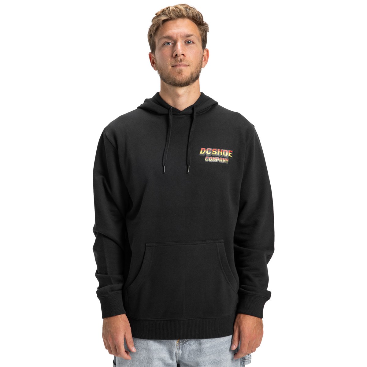 Sweat à capuche TWO BIT PH. noir black, DC SHOES