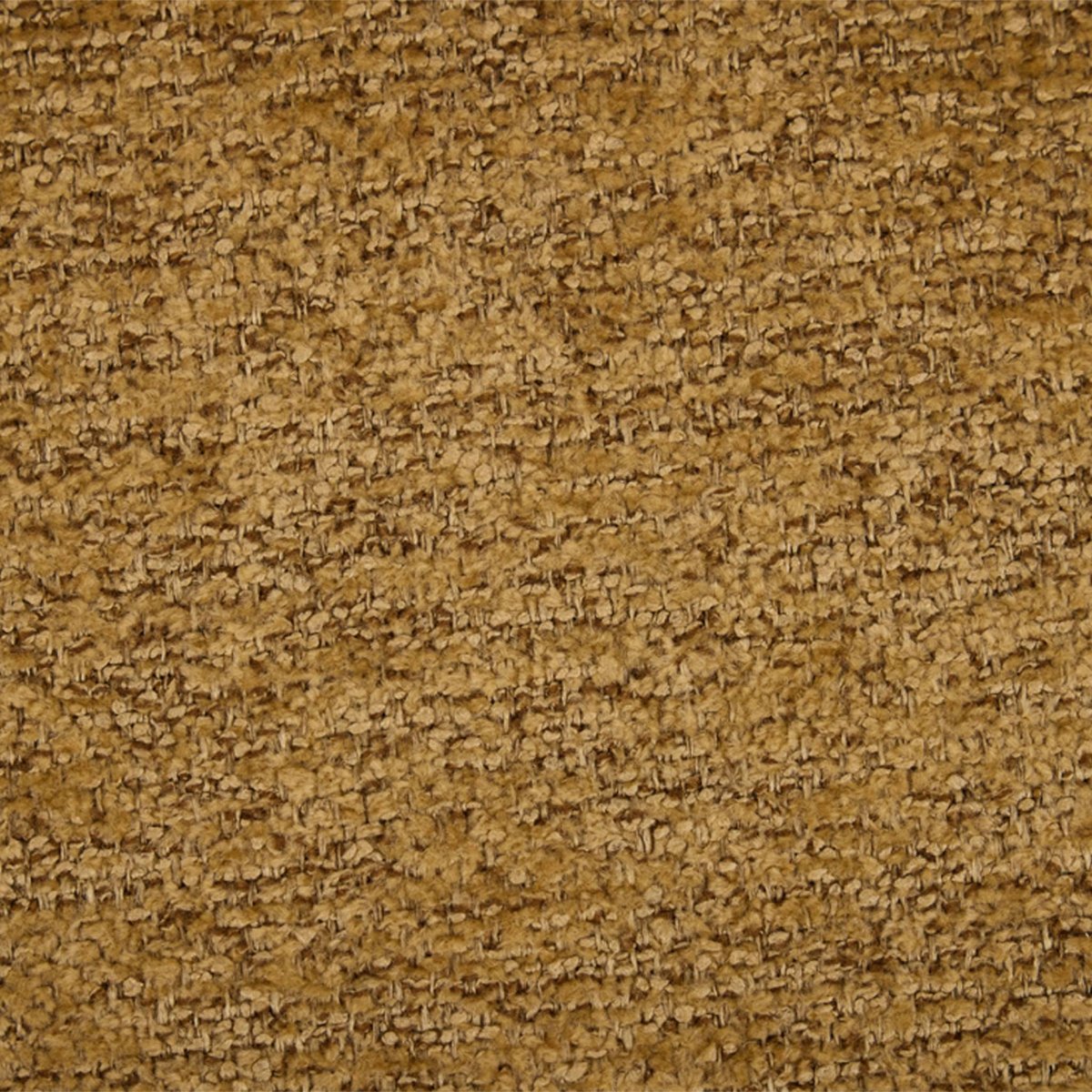 Chaise bois de peuplier teinté noyer, acier et tissu texturé (lot de 2) PAUL moutarde, SWEEEK