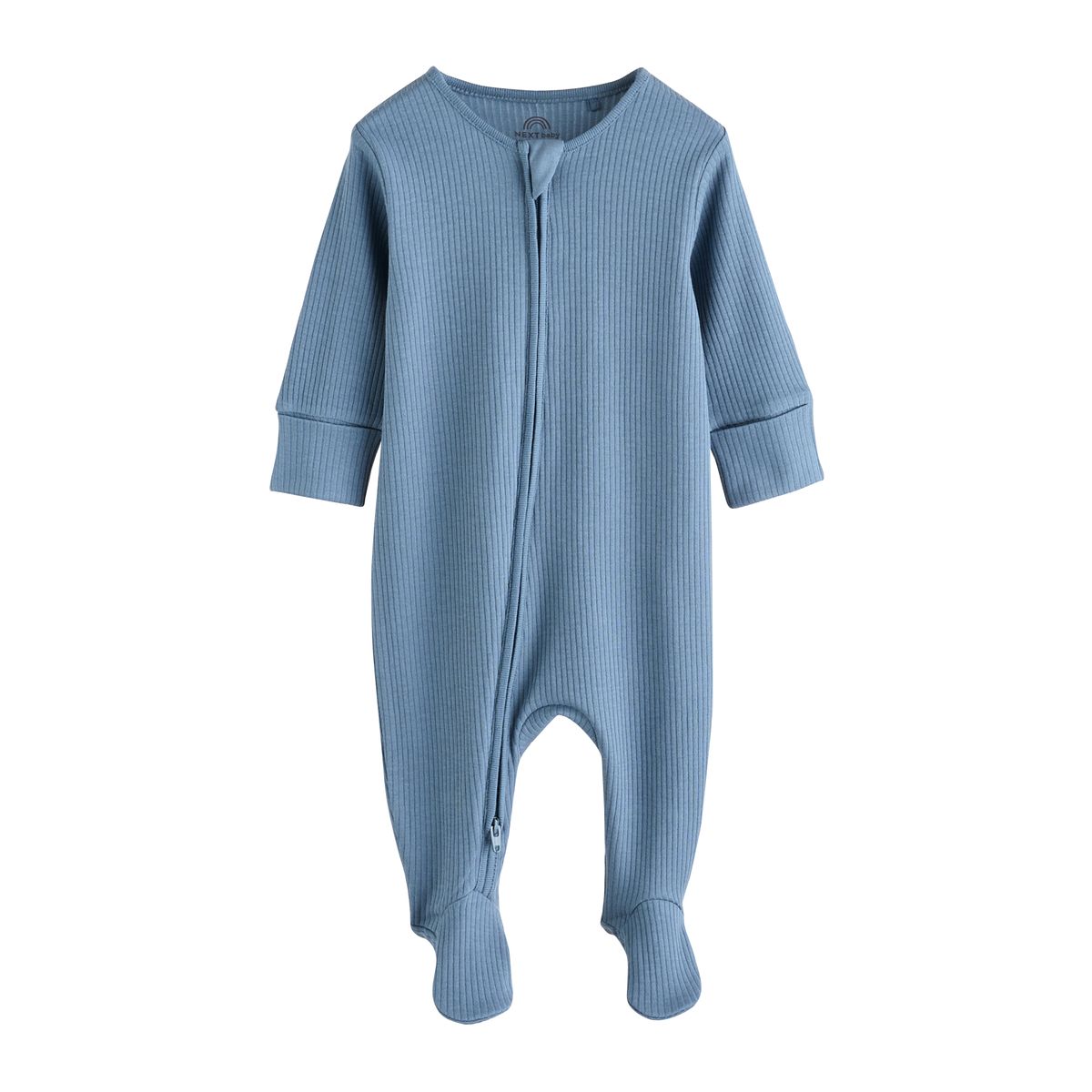 Dors-bien bébé à zip double sens bleu, NEXT