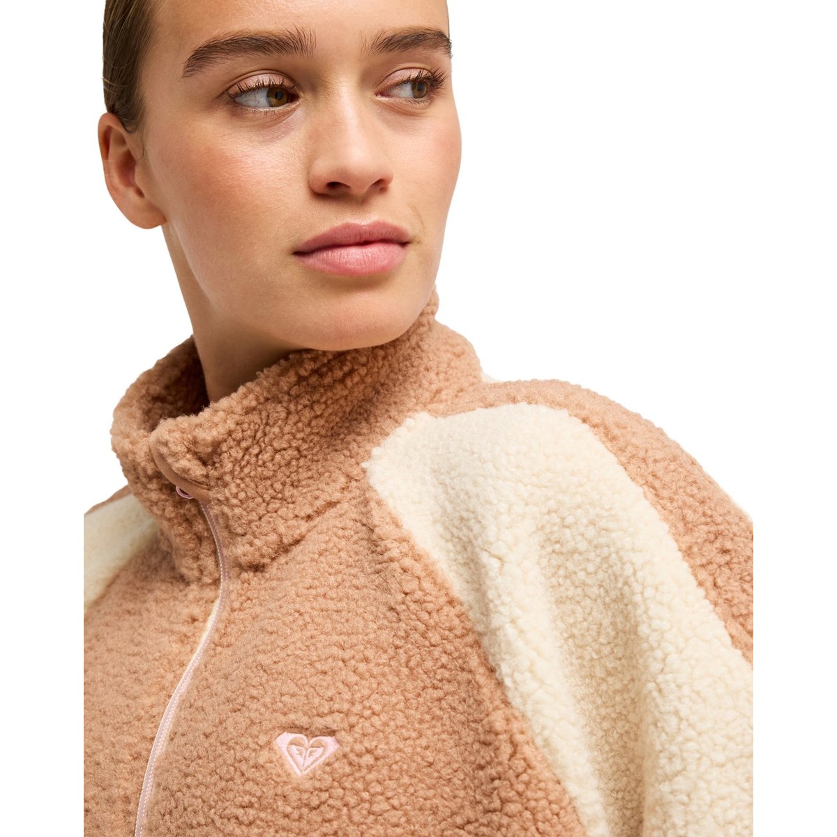Polaire de sport BOUNDLESS SPIRIT SOLID. beige biscotti, ROXY