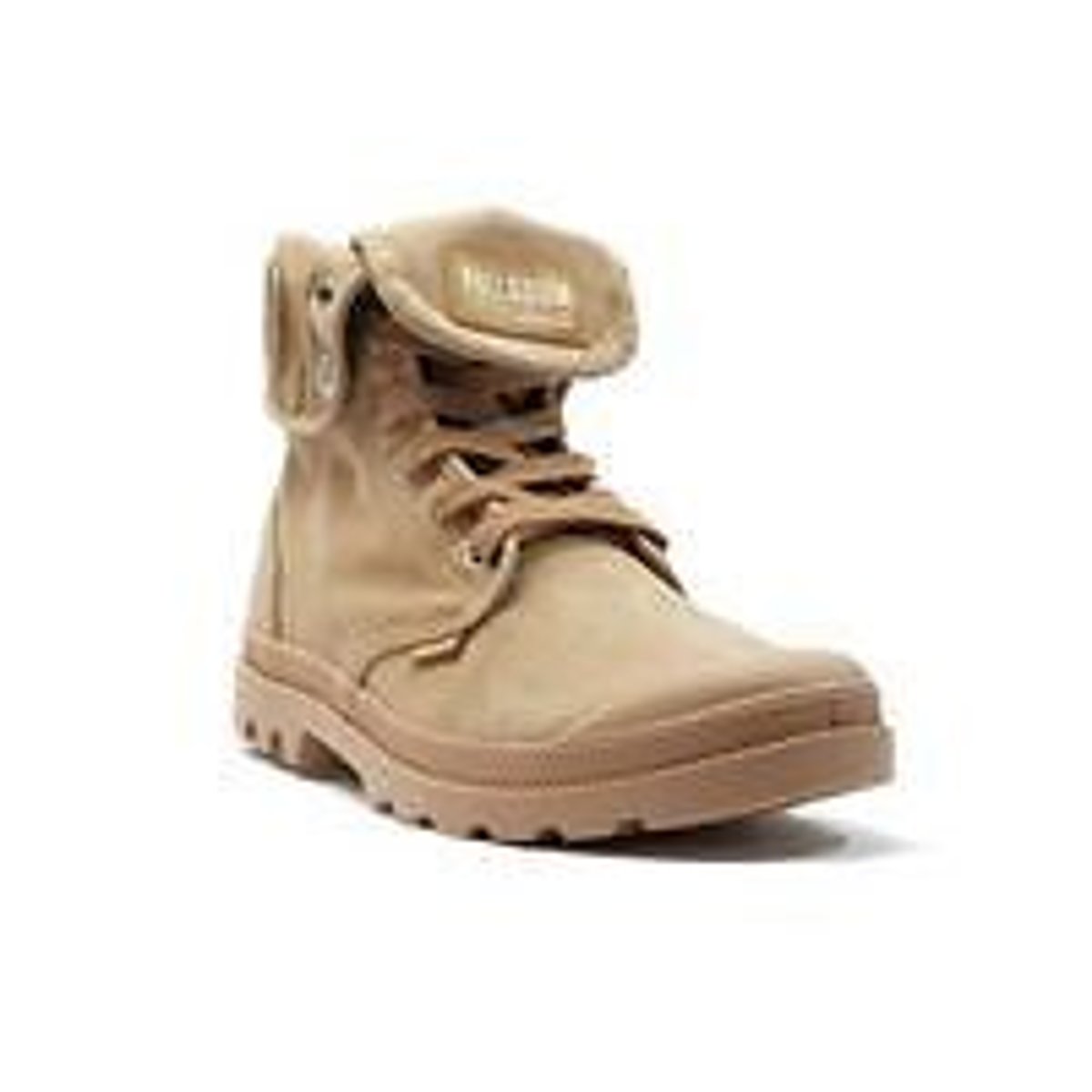 Sapatilhas de cano subido com dobra, Baggy camel, PALLADIUM
