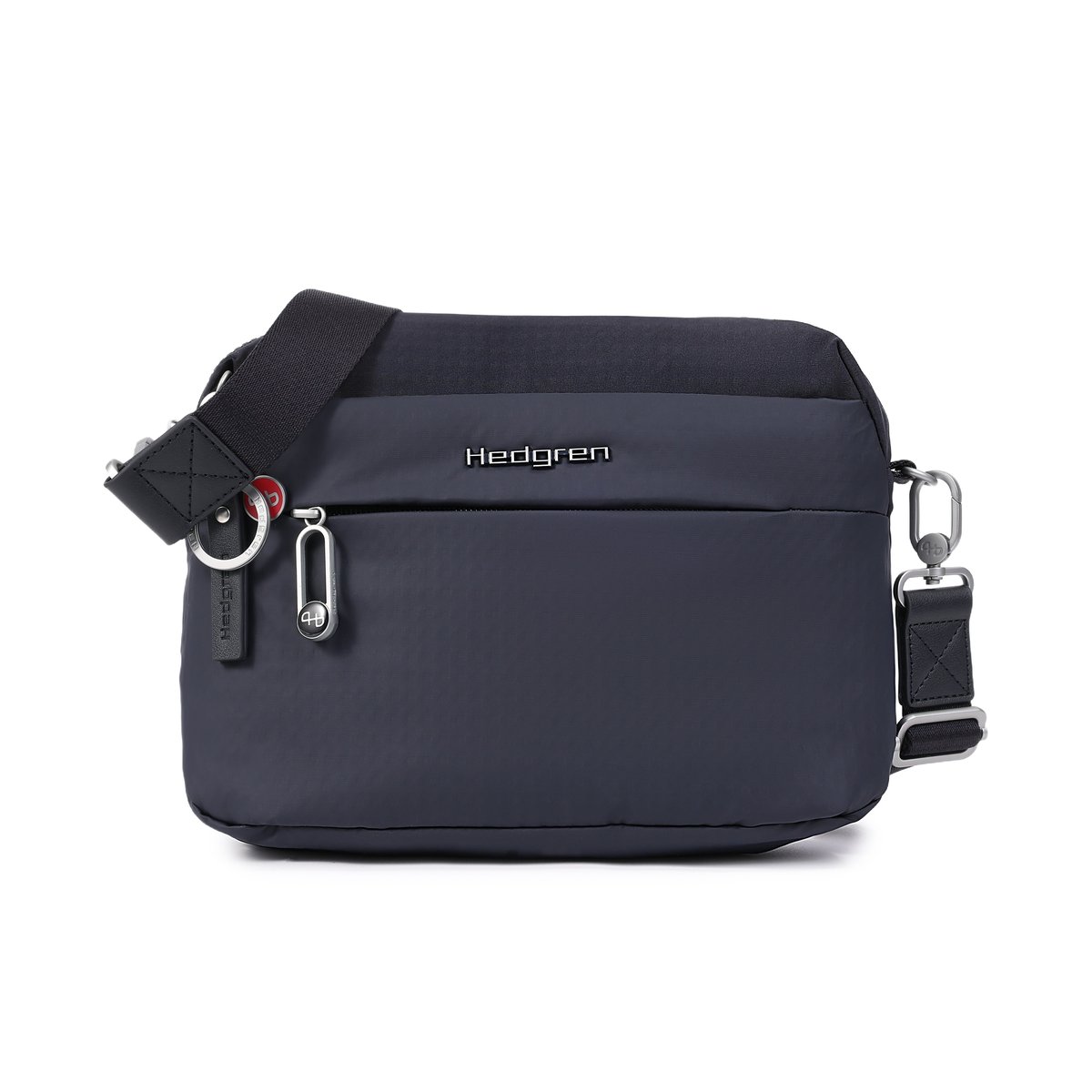 Sac bandoulière compact avec protection RFID vulcan blue, HEDGREN