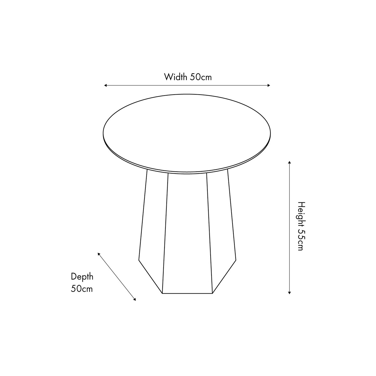 Maelis Faux Marble & Wood Side Table green marble, SO'HOME