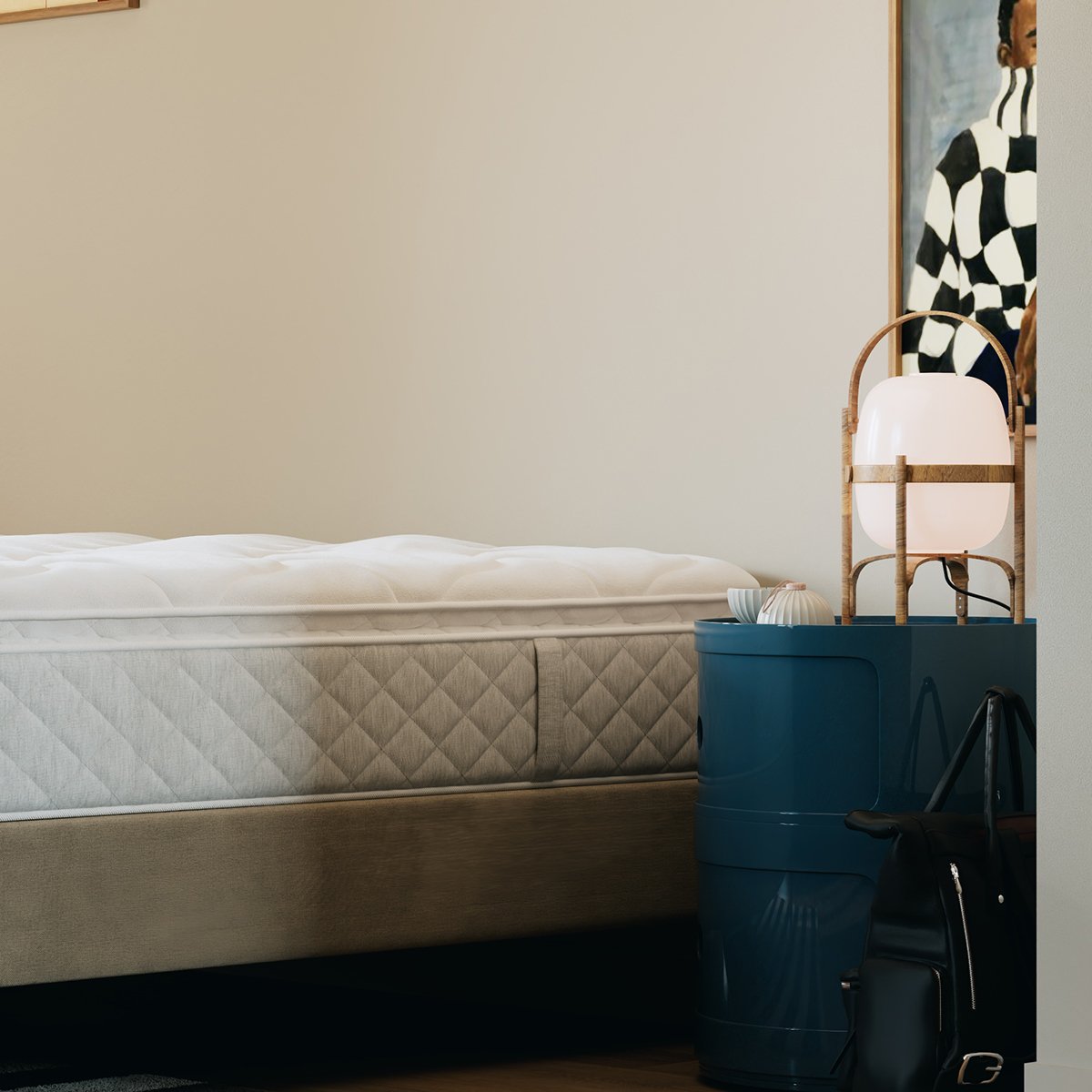 Matelas ressorts Bien-être Suprême blanc, SLOME
