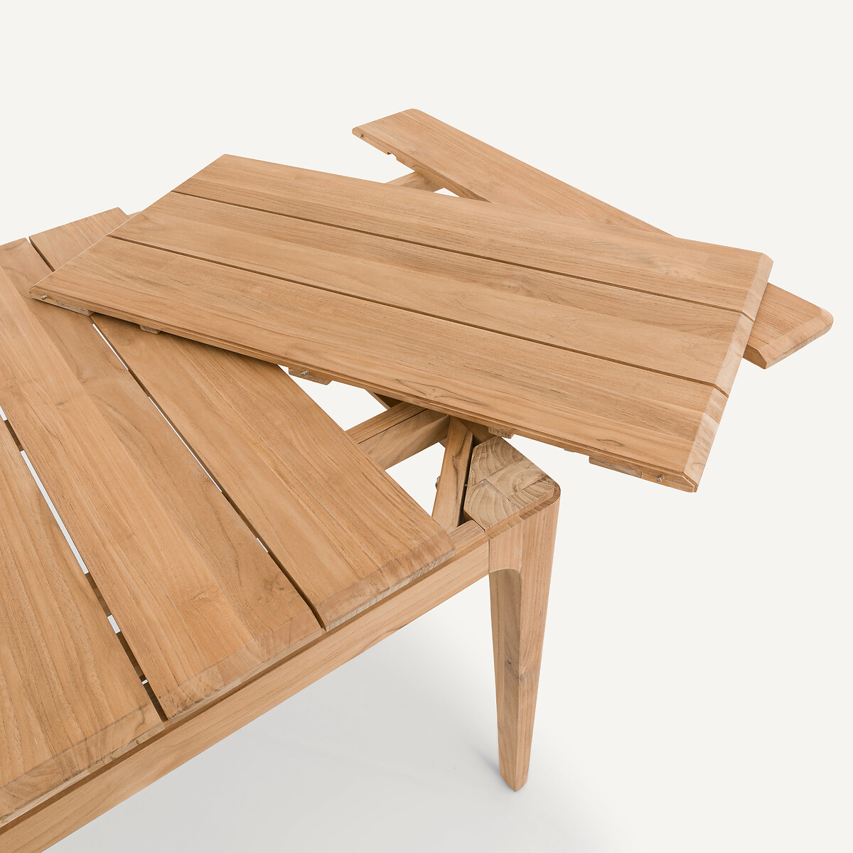 Table de jardin extensible, en teck massif, 8 à 12 personnes, CORDANO sable, AM.PM
