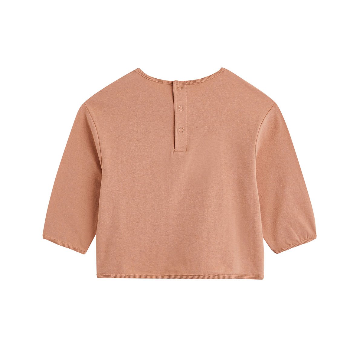 Lot de 2 t-shirts bébé manches longues Aimée rose, PETIT BEGUIN