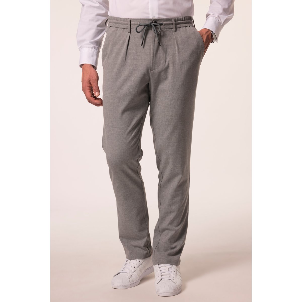 Pantalon chino FLEXNAMIC® en jersey gris cendré, JP1880