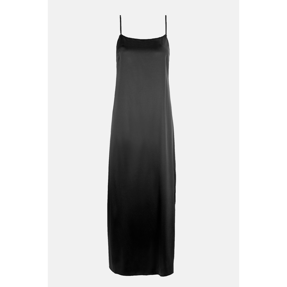 Nuisette longue en soie SILK'N MOON noir, MAISON LEJABY