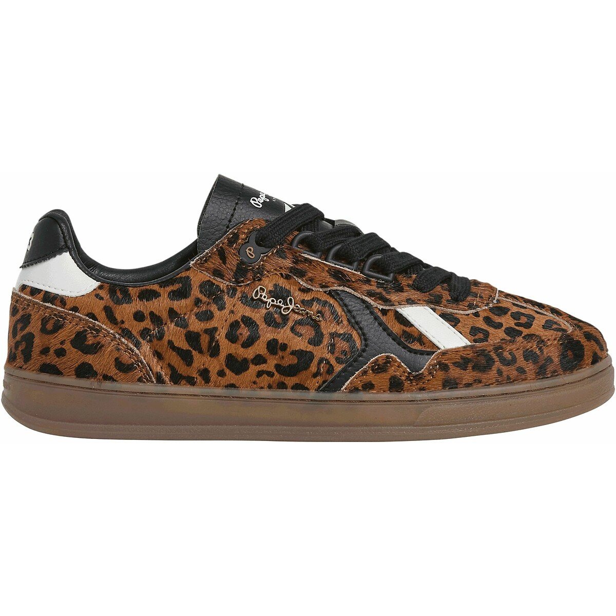 Baskets Ball Print W imprimé léopard, PEPE JEANS