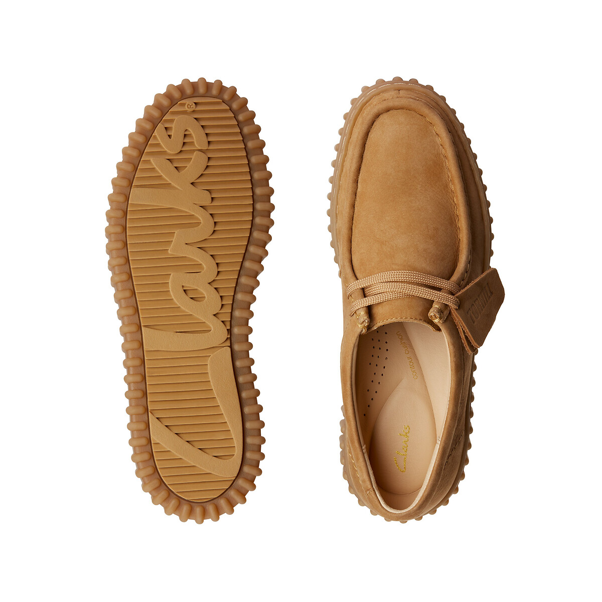 Chaussures en nubuck Torhill Bee camel, CLARKS