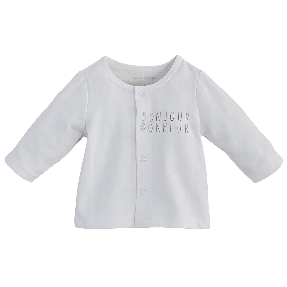 Grenouillere + t-shirt gris gris, SUCRE D'ORGE