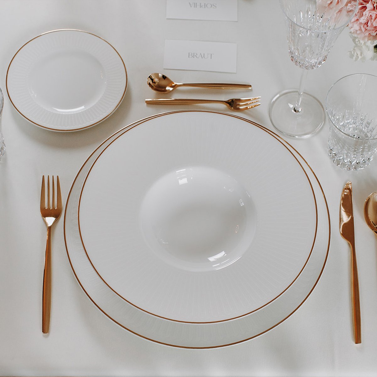 Assiette Creuse CHATEAU SEPTFONTAINES blanc, VILLEROY & BOCH SIGNATURE