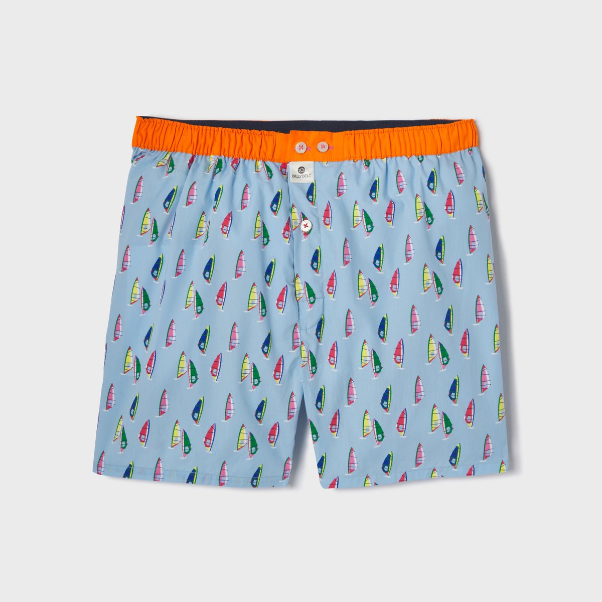 Caleçon en coton biologique FANTAISIE bleu, BILLYBELT
