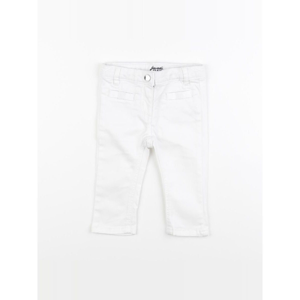 Pantalon - Très bon état blanc, JACADI