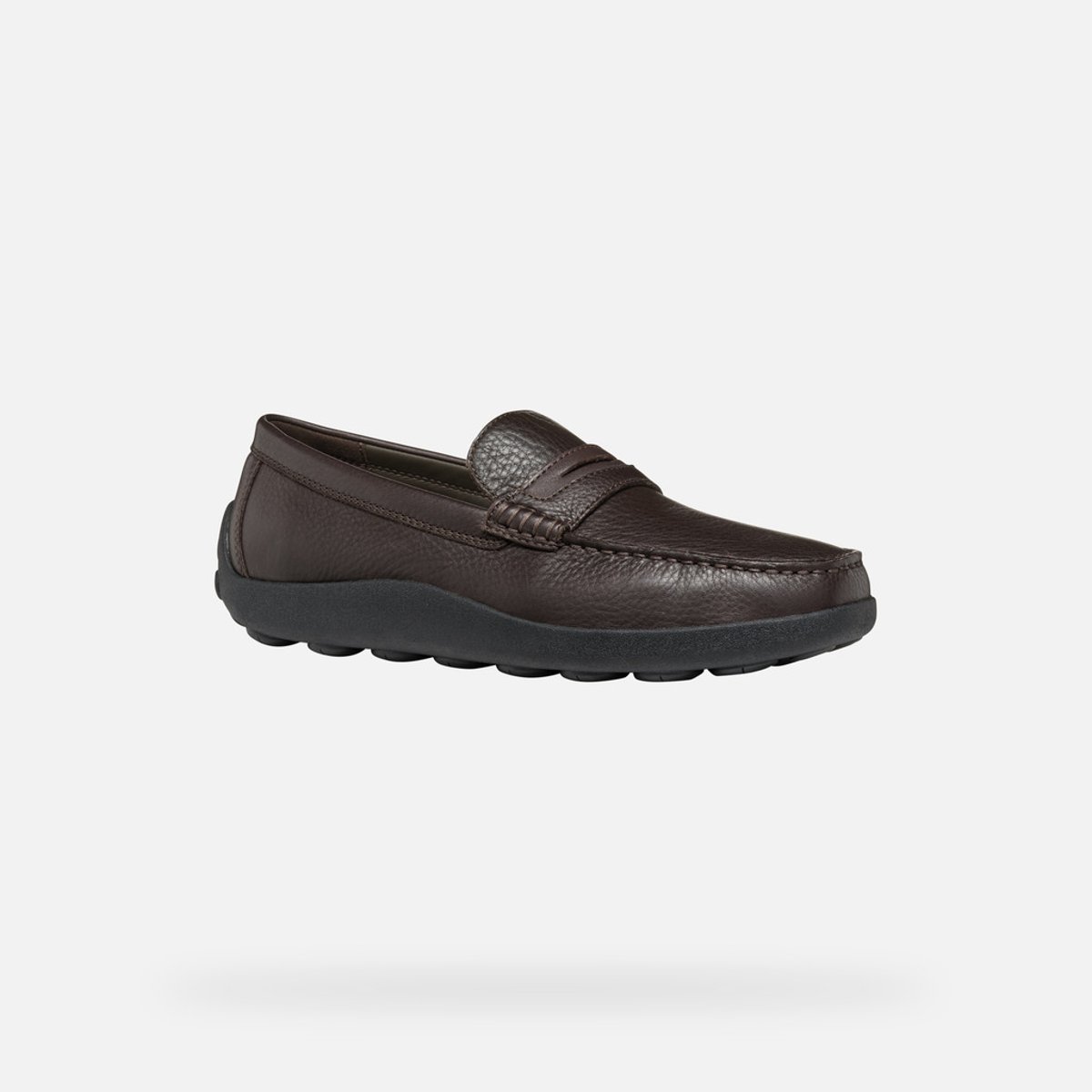Mocassins U SPHERICA EC14 brun foncé, GEOX
