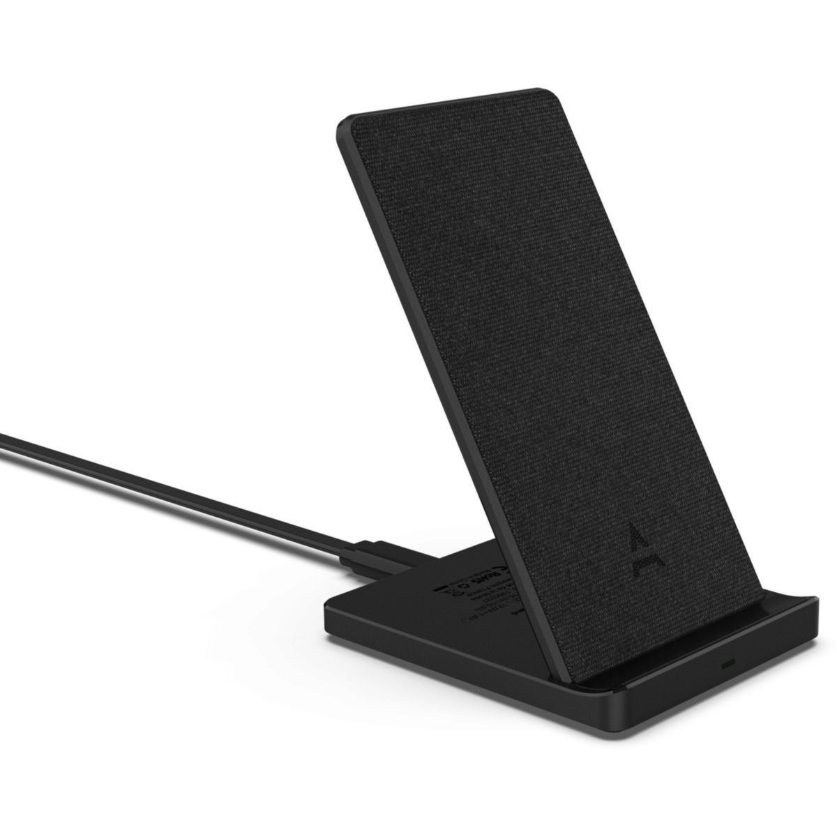 Chargeur induction sans fil stand 15W Noir noir, ADEQWAT