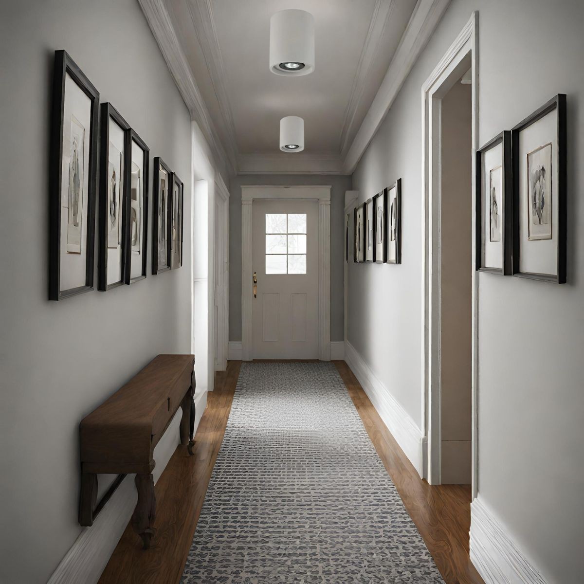 Plafonnier    OAK ciment, IDEAL LUX