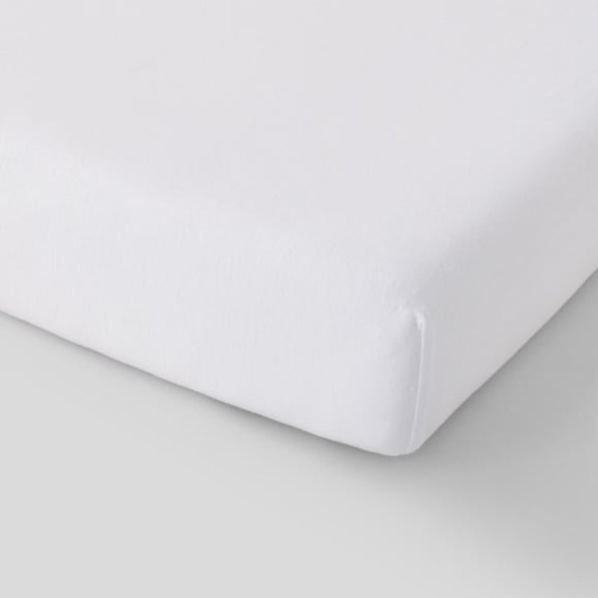 Drap housse, 90x190cm, jersey en coton bio oekotex couleur unique, MONOPRIX MAISON