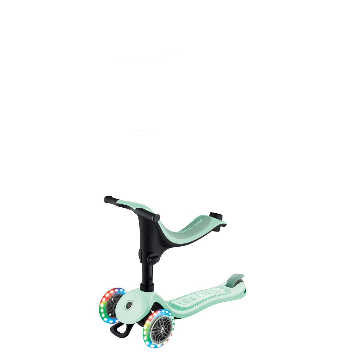 Trottinette évolutive GO-UP SPORTY LIGHTS vert menthe, GLOBBER