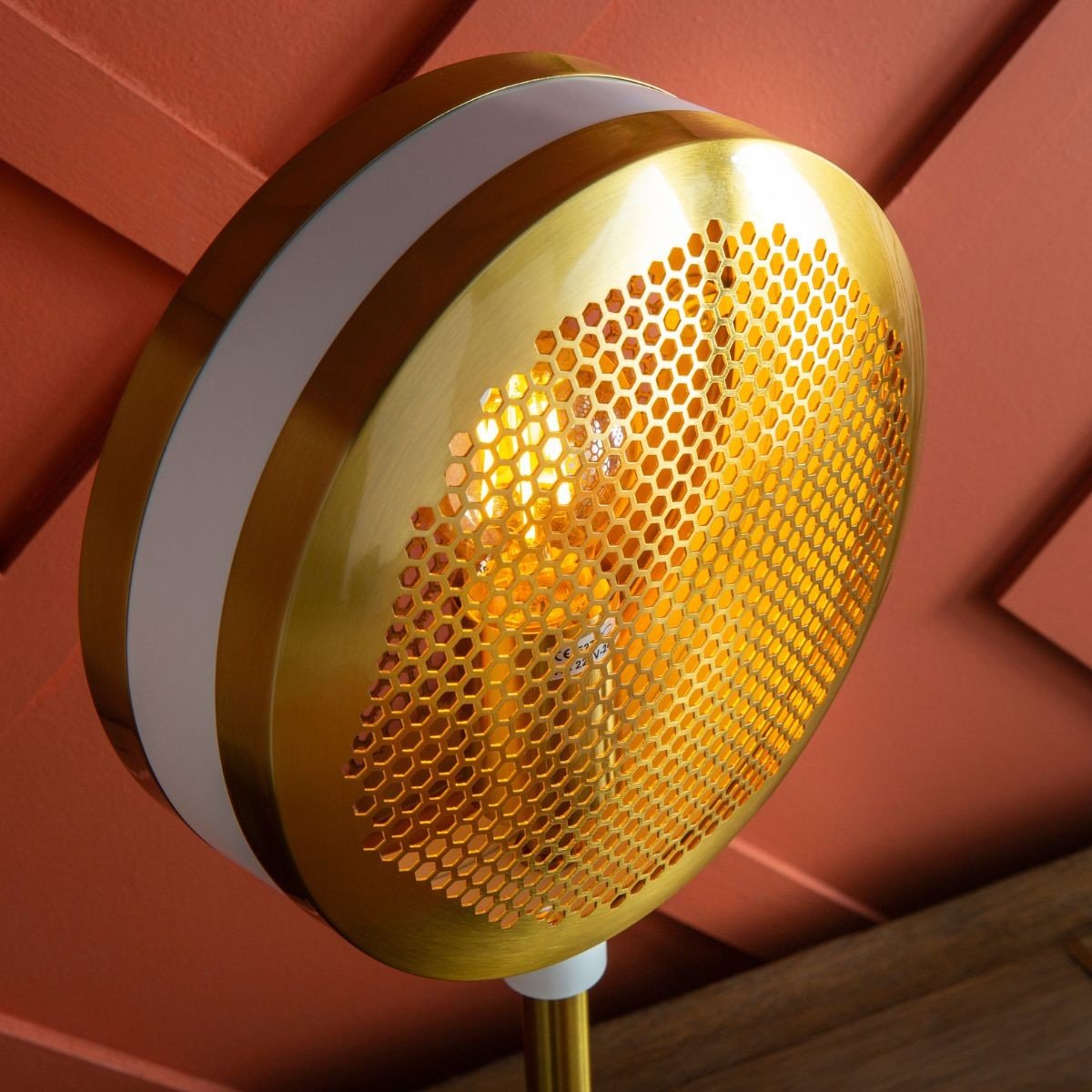 Lampe à poser dorée moyen modèle H50cm SONIK doré, SIGNATURE