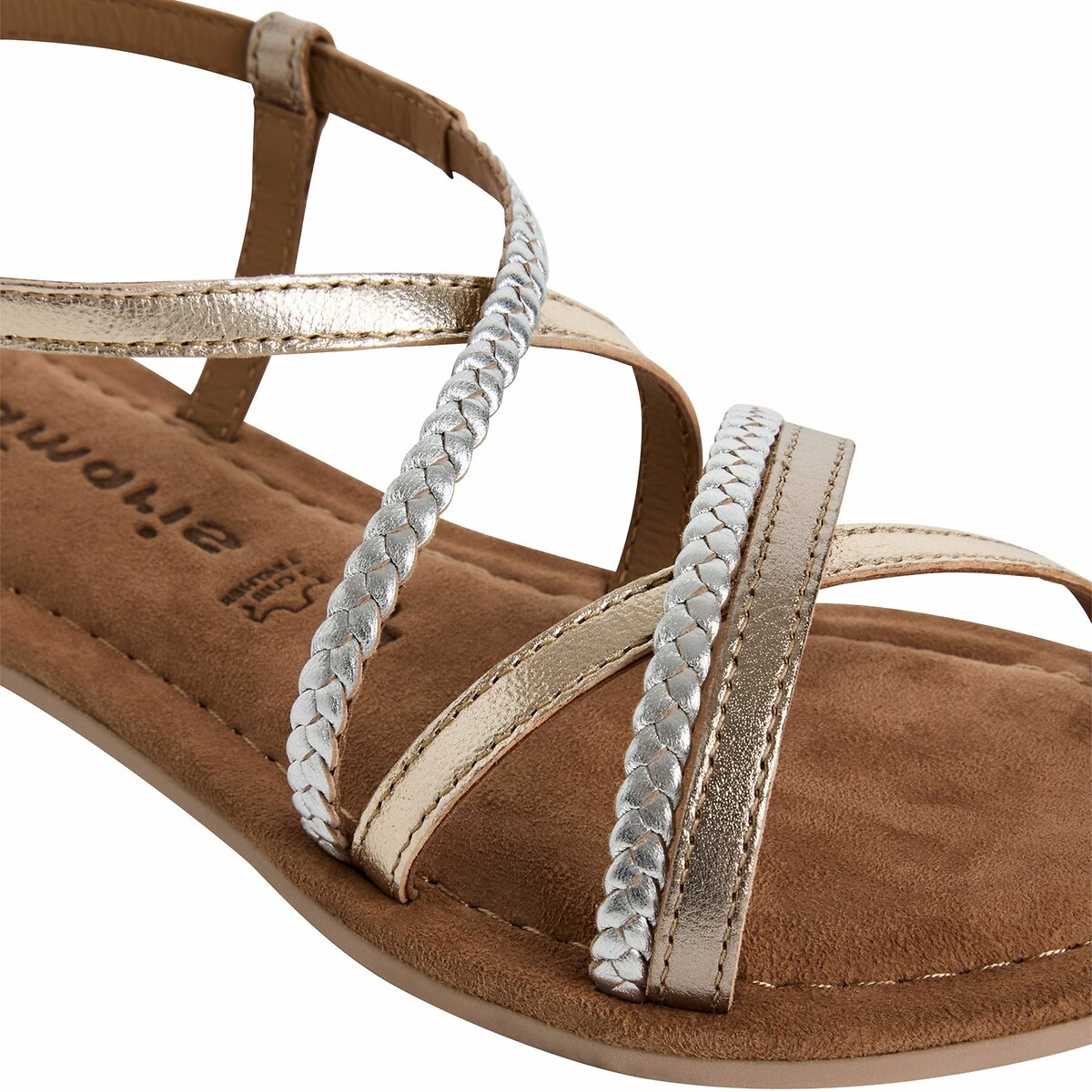 Sandales multibride champagne, TAMARIS