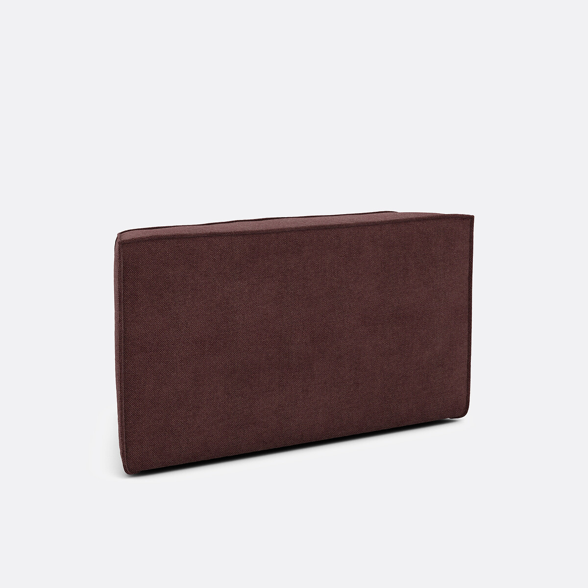Elément d'angle ouvert pour canapé modulable, en tissu texturé, SEVEN prune, LA REDOUTE INTERIEURS
