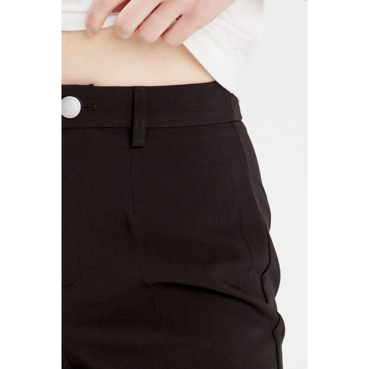 Pantalon city large noir, CACHE CACHE