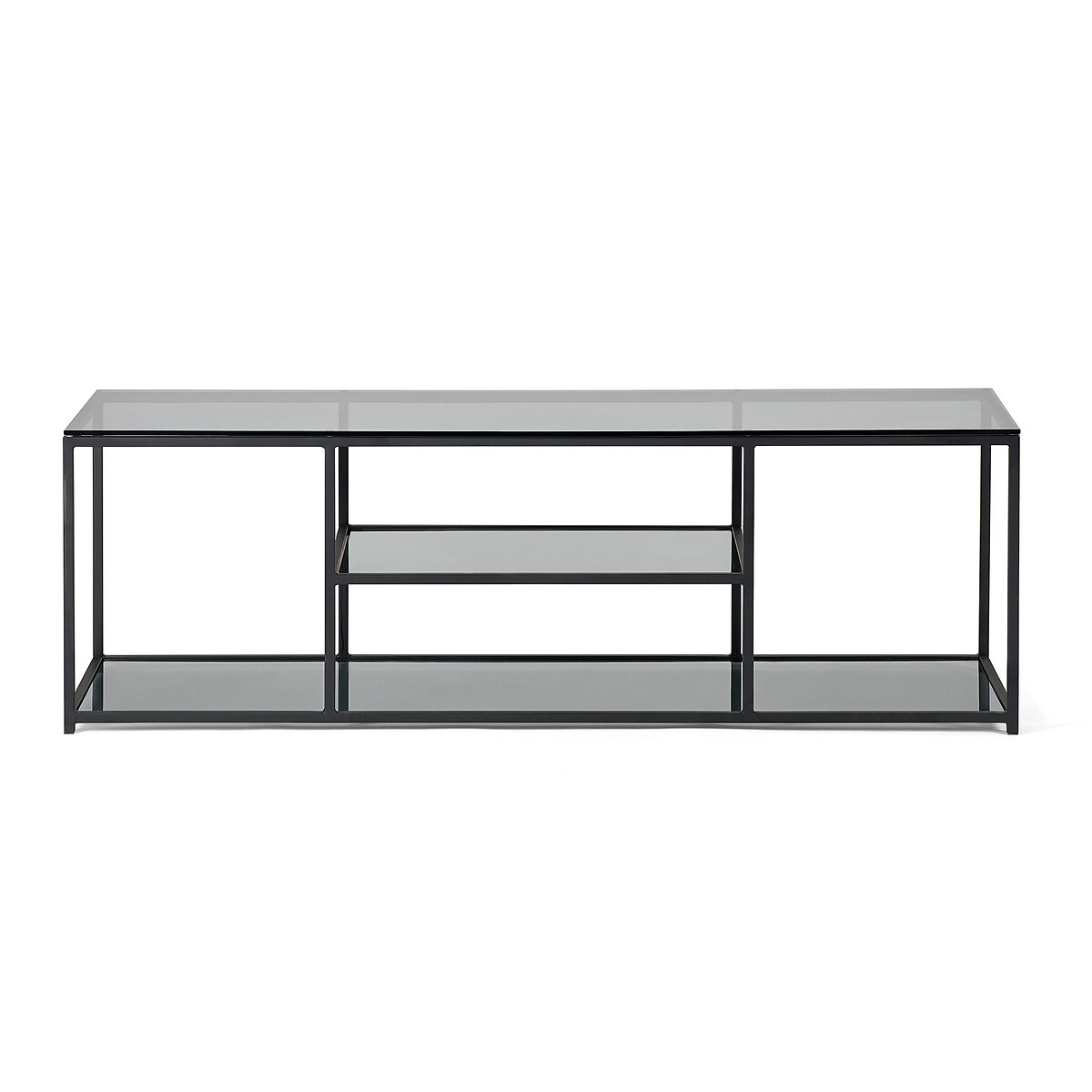 Dallas Smoked Glass TV Unit smoky glass, SO'HOME