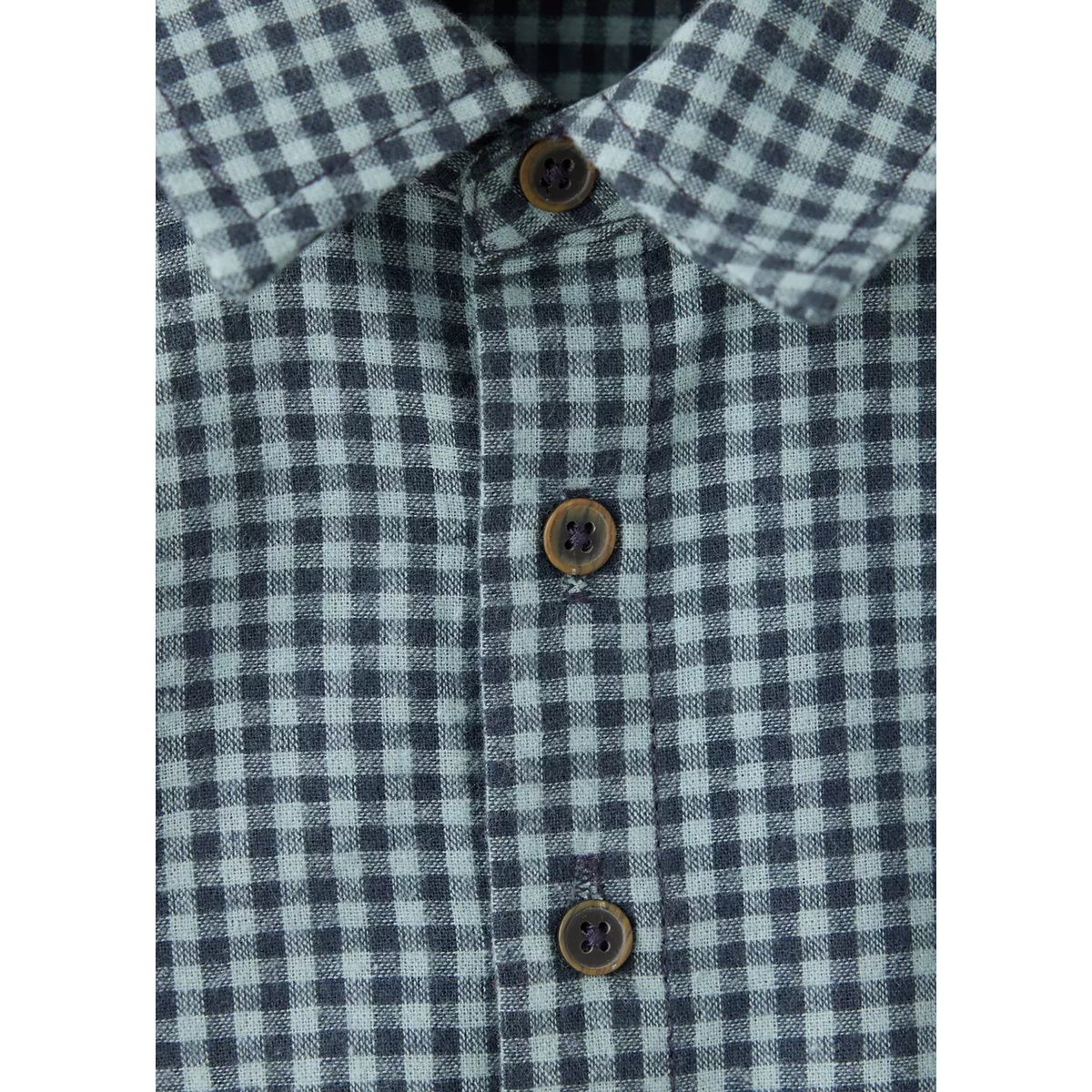 Chemise 100% coton à carreaux vert, MANGO BABY